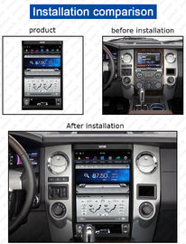 Tesla style Car GPS Navigation For Ford expedition 2007+ headunit stereo vertical multimedia audio radio tape