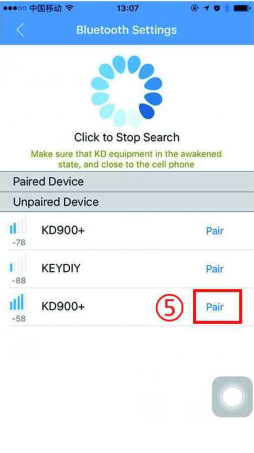 IOS Android ब्लूटूथ रिमोट मेकर -7 के लिए KEYDIY KD900 +
