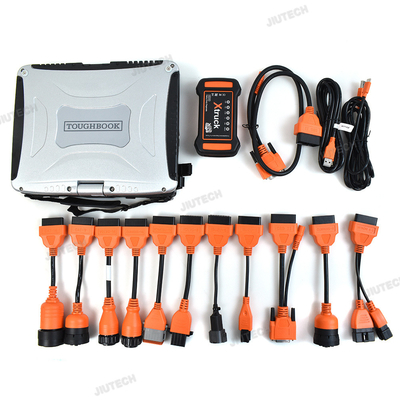 Xtrunk Y009 Heavy-duty Truck Excavator Structure Diesel Engine Diagnostic tool CF19 laptop with scanner adapter