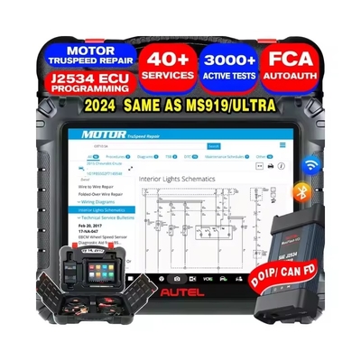 2025 Autel Maxisys MS919 Diagnostic Scanner 5-in-1 VCMI, ECU Programming & Coding, Topology Module Mapping, Same as MS Ultra Upgraded of MS909