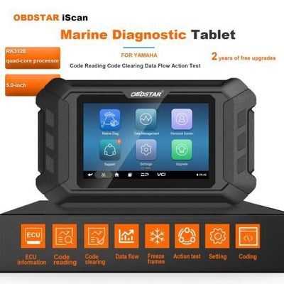 OBDSTAR iScan for YAMAHA Marine Diagnostic Tool Code Reading Code Clearing Data Flow Action Test for 2003 -2022 All Jet Ski Outboard model