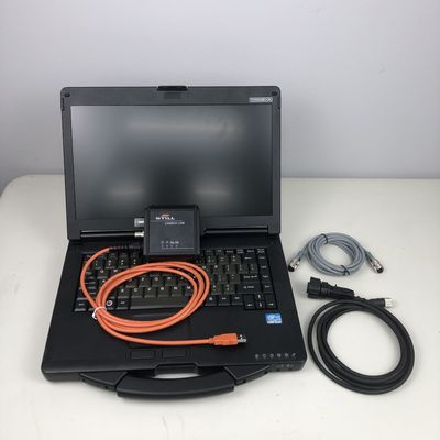 Complete Still Forklift Diagnostic Kit: CANBOX 50983605400 Cable + CANBOX 2 + Getac V110 Laptop