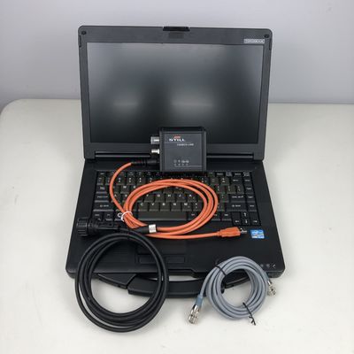 Complete Still Forklift Diagnostic Kit: CANBOX 50983605400 Cable + CANBOX 2 + Getac V110 Laptop