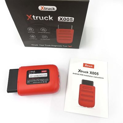 Xtruck X005 Heavy Duty Diesel Scanner ECU Flash DPF Regen Full System Diagnostics for  SHACMAN SINOTRUK Chinese Trucksr