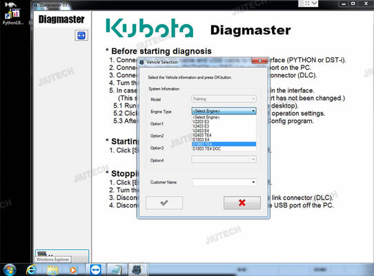 KUBOTA diagnostic scanner Python interface