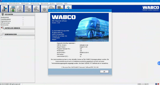 For Wabco Diagnostic Kit(WDI) Top Quality Heavy Duty Scanner Trailer And Truck Diagnostic System Interface