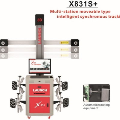 मूल लांच X831S+ X831Plus 3D 4-पोस्ट कार संरेखण लिफ्ट प्लेटफार्म