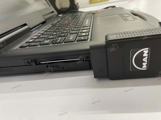 For MAN DIAGNOSTIC TOOL TRUCK INTERFACE Parameter Programming Device WLAN Calibration Monitoring for (M-A-N-CATS3)+CF53 Laptop