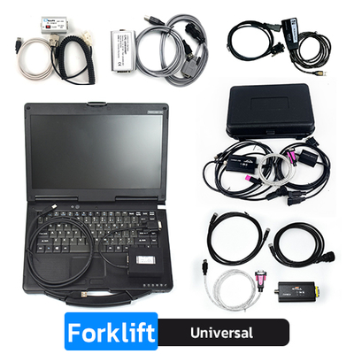 Forklift Diagnostic Full Kit with CF53 Laptop | Compatible with Linde (CANbox/Doctor), Judit/Incado, Hyster, Yale, Still (CANbox), Toyota BT, ZAPI