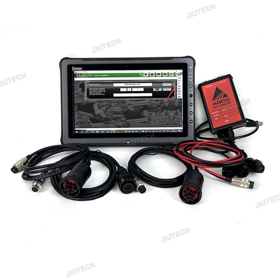 F110 tablet + for AGCO 2X4 CANUSB EDT Interface Electronic Diagnostic Tool Heavy Duty Agricultural Diagnosis Scanner