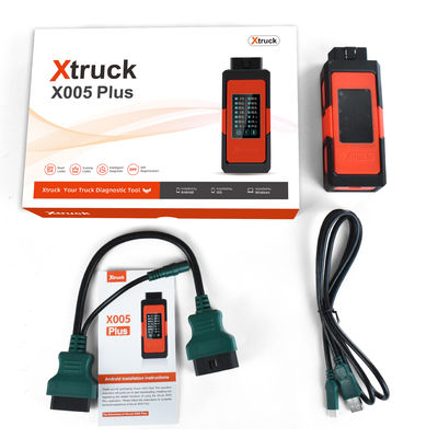 Xtruck X005 Plus Bluetooth Truck Diagnostic Scanner for FAWDE SHACMAN SINOTRUK