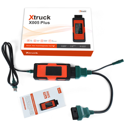 Xtruck X005 प्लस ब्लूटूथ ट्रक डायग्नोस्टिक स्कैनर FAWDE SHACMAN SINOTRUK के लिए