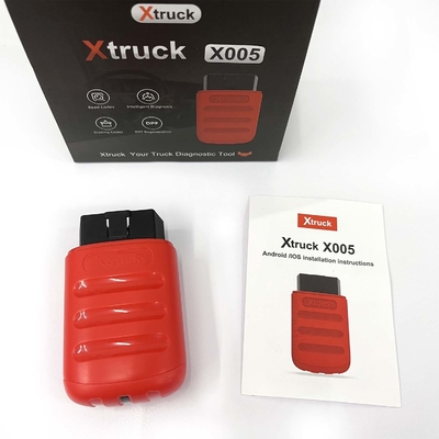 Xtruck X005 ब्लूटूथ 5.1 ट्रक नैदानिक ​​उपकरण FAWDE SHACMAN के लिए