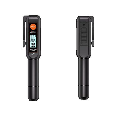 सटीक ब्रेक ऑयल परीक्षण के लिए 155mm*30mm*25mm आकार, 38.5g वजन और 0~50°C उपयोग वातावरण वाला डिजिटल ब्रेक फ्लूइड परीक्षक