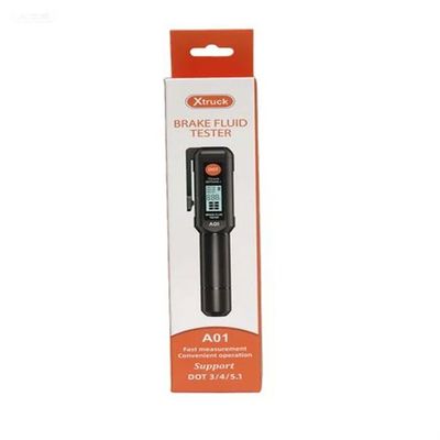 Brake Fluid Tester with Automatic Sleep Buzzer Alarm and Support for DOT3 DOT4 DOT5.1 Brake Oil Detection Pen