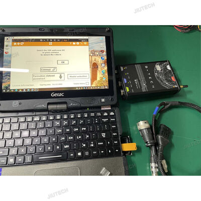 Getac V110 Laptop with For Deutz-Fahr SerDia 4.0 software Diagnostic Tool SDF D-Tech 1.0 for deutz Fahr 4 x CAN K/L-Line Truck Programming