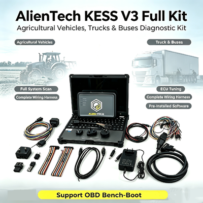 Alientech KESS3 ECU प्रोग्रामिंग टूल OBD बेंच बूट ट्यूनिंग मल्टी-लैंग्वेज इंटरफ़ेस और 12 महीने की फ्री सब्सक्रिप्शन के साथ