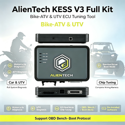 Alientech KESS3 ECU प्रोग्रामर मल्टी-लैंग्वेज इंटरफ़ेस OBD बेंच बूट ट्यूनिंग और 1-वर्ष की वारंटी के साथ