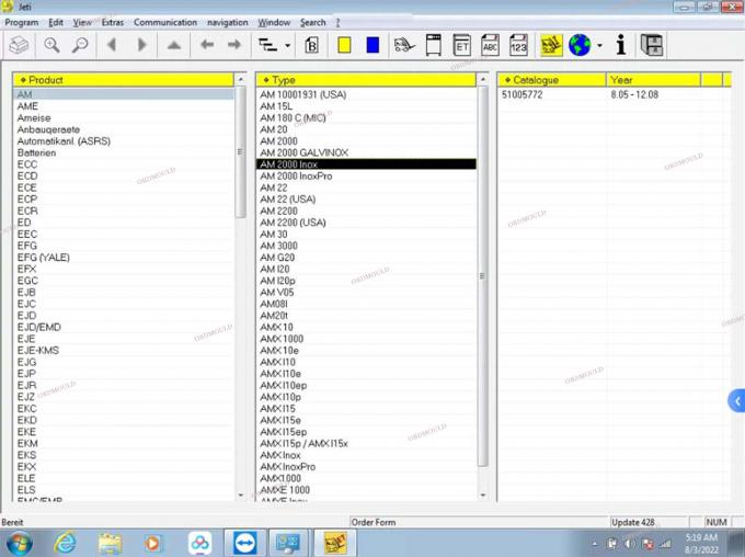 F110 For Judit Incado Box के साथ टैबलेट Jungheinrich 4 फोर्कलिफ्ट डायग्नोस्टिक टूल के साथ 4.37 सॉफ्टवेयर पार्ट्स कैटलॉग Judit ET EN डायग्नोस्टिक टूल 33