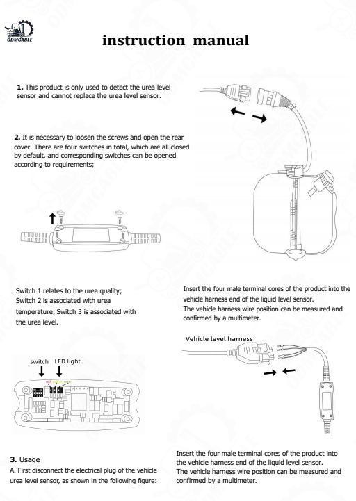एक्सट्रक यूरो 6 यूरिया सेंसर मरम्मत उपकरण (24V डीजल ट्रक) 4